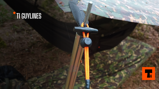 Ti 9ft Guylines with Toggle System