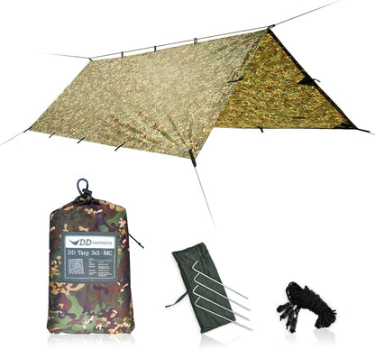 DD Hammocks - DD Tarp 3x3 - MC - Lightweight
